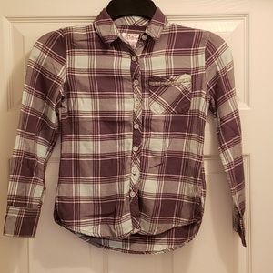 Justice, Girls Flannel Button-up